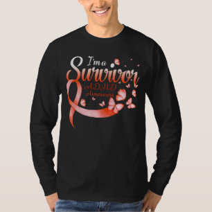 I'm A Survivor ADHD Awareness Butterfly Ribbon T-Shirt