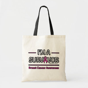 I'm a Survivor...Breast Cancer Tote Bag