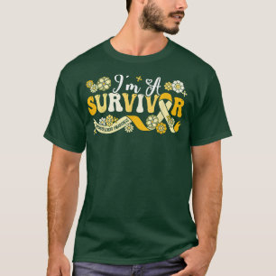 I'm A Survivor Childhood Cancer Awareness Support T-Shirt