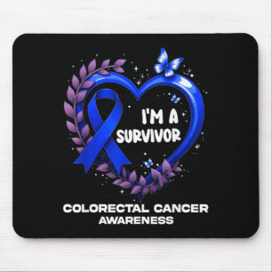 Im A Survivor Colourectal Cancer Awareness Mouse Pad