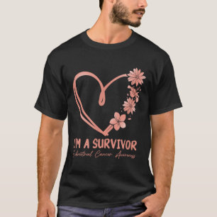 Im A Survivor. Endometrial Cancer Awareness T-Shirt