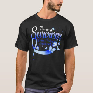 I'm A Survivor Erb's Palsy Awareness Butterfly Rib T-Shirt