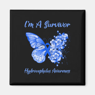 I'm A Survivor Hydrocephalus Awareness Magnet