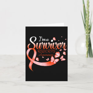 I'm A Survivor Rsd Crps Awareness Butterfly Card
