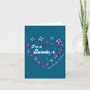 I'm A Survivor Suicide Prevention Awareness Butter Card