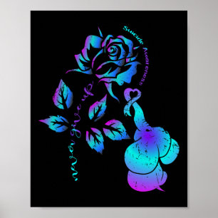 I'm A Survivor Suicide Prevention Awareness Ribbon Poster
