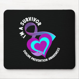I'm A Survivor Support Suicide Prevention Awarenes Mouse Pad