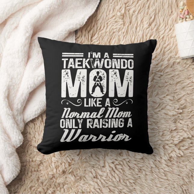 I'm A Taekwondo Mum Like A Normal Mum Martial Arts Cushion (Blanket)