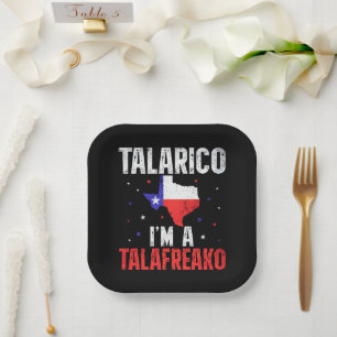 I'm A Talafreako James Talarico 2026 Texas Paper Plate