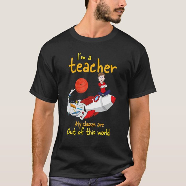 I'm A Teacher  Imagination Is Everything   Paper P T-Shirt (Front)