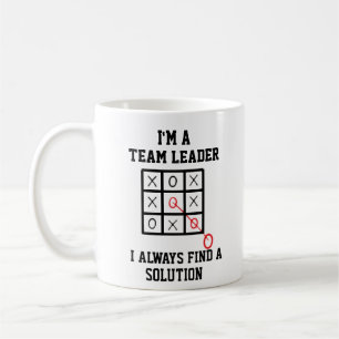 Im A Team Leader I Always Find A Solution Mug