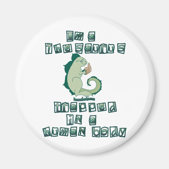 I'm a Thesaurus Magnet (Front)