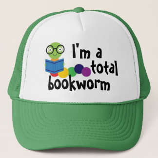 I'm a total bookworm trucker hat
