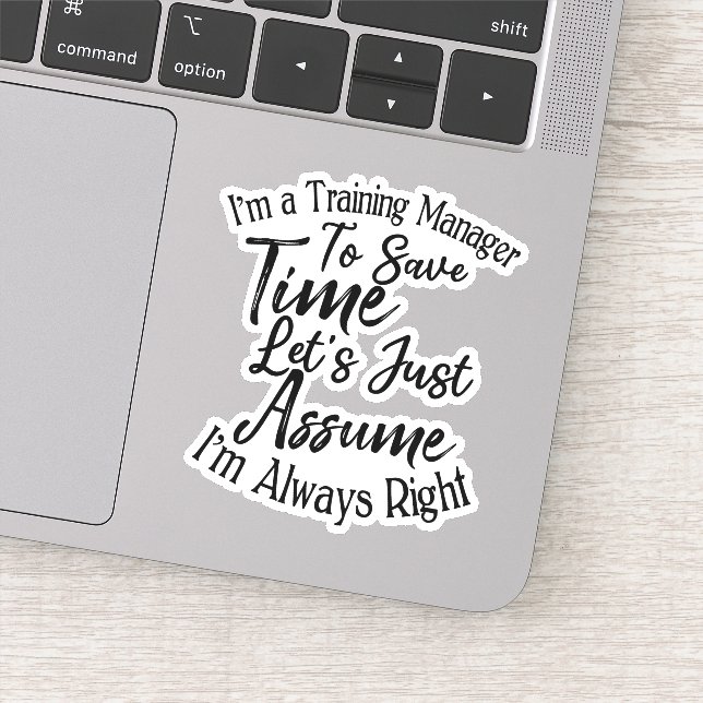 I'm a Training Manager To Save Time (Detail)