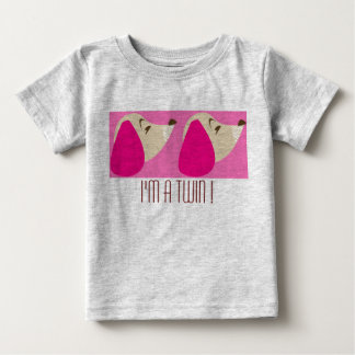 ' I'm a twin !' Baby T-Shirt