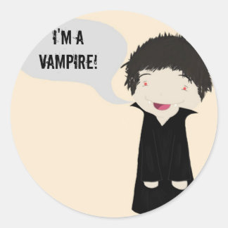 I'm a vampire! - sticker