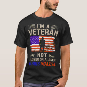 I'm A Veteran Not A Sucker Or Loser Anti Trump T-Shirt