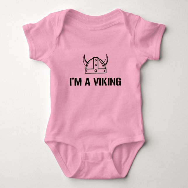I'm a Viking Baby Bodysuit (Front)