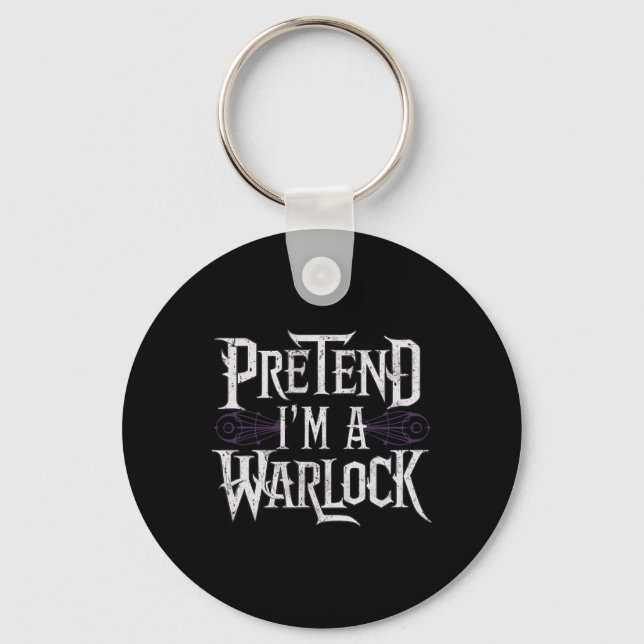 I'm A Warlock  Key Ring (Front)