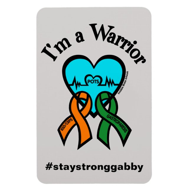 I'm a Warrior/Gabby Magnet (Vertical)