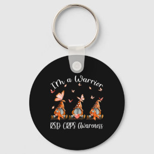 I'm A Warrior Rsd Crps Awareness Gnomes Key Ring