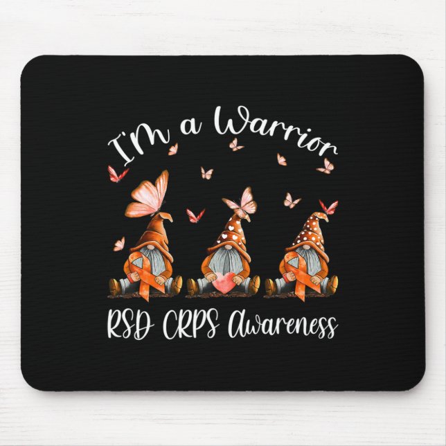 I'm A Warrior Rsd Crps Awareness Gnomes  Mouse Pad (Front)