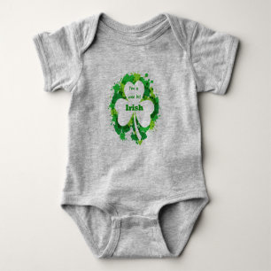I'm a Wee Bit Irish St. Patricks Day Fun Quote Baby Bodysuit