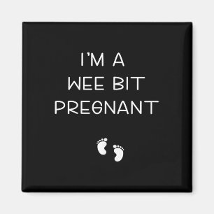 I'm A Wee Bit Pregnant Saint Patricks Day Pregnanc Magnet
