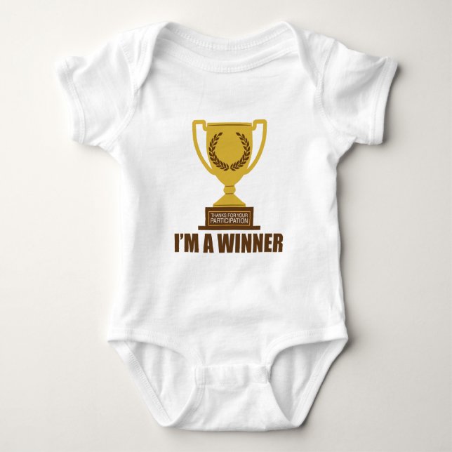 I'm A Winner Baby Bodysuit (Front)