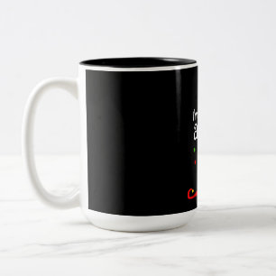 I'm Acting Elf Xmas Family Friend Christmas Two-Tone Coffee Mug