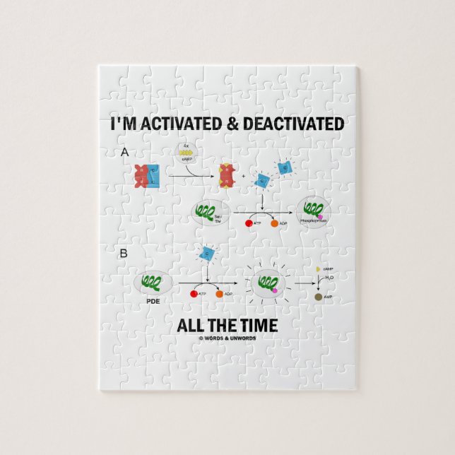 I'm Activated And Deactivated All The Time Biology Jigsaw Puzzle (Vertical)