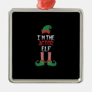 Im Actor Elf - Family Matching Christmas Metal Ornament