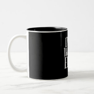 Im Actres Elf Matching Acting Crew Fun Christmas Two-Tone Coffee Mug