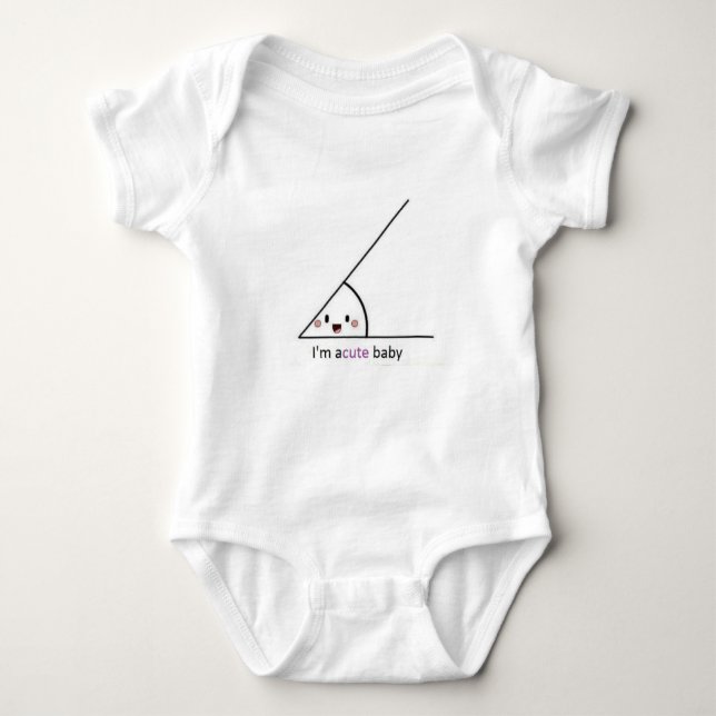 I'm acute baby bodysuit (Front)