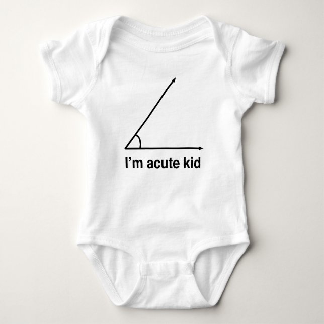 I'm Acute Kid Baby Bodysuit (Front)