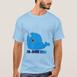 I'm adorable Narwhal men tee