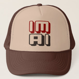 IM AI - I Am General Artificial Intelligence, Red Trucker Hat