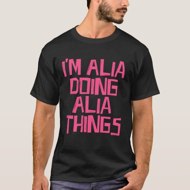 I'm Alia doing Alia things Pullover Hoodie (Front)