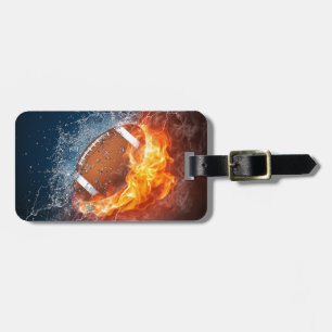 I'M ALL ABOUT FOOTBALL LUGGAGE TAG