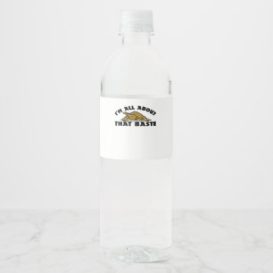 I'm All About That Baste! Classic Water Bottle Label