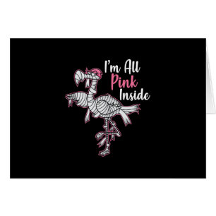 Im All Pink Inside Funny Halloween Flamingo Gift