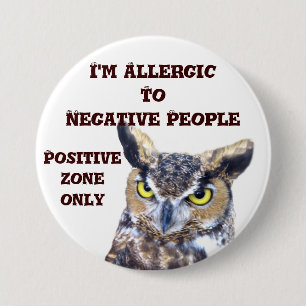 I'm Allergic_Button 7.5 Cm Round Badge
