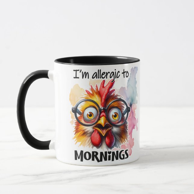 I'm Allergic To Mornings Mug (Left)