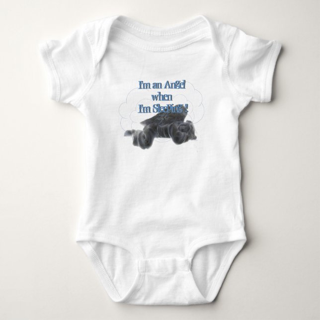 I'm an Angel Baby Bodysuit (Front)