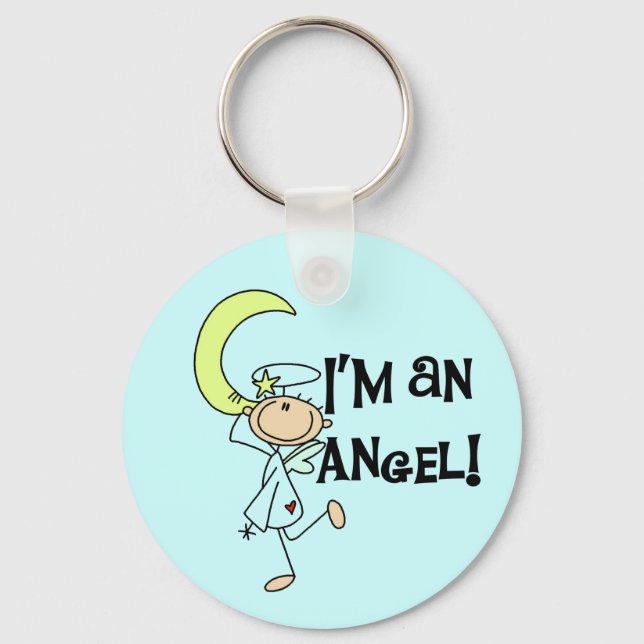 I'm an Angel Keychain (Front)