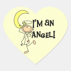 I'm an Angel T-shirts and Gifts Heart Sticker