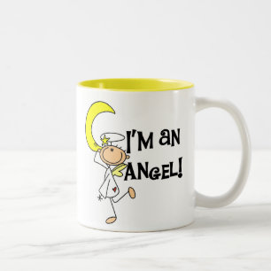 I'm an Angel T-shirts and Gifts Two-Tone Coffee Mug