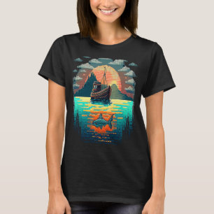 I'm an angler with a boat and go fishing T-Shirt