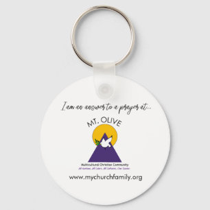 I'm an answer to a prayer! key ring