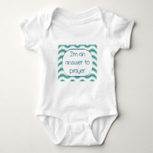 I'm An Answer To Prayer (boy) Baby Bodysuit